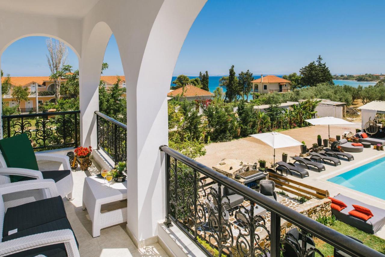 Villa Corali Apartments Sea Breath & Pool 아모우디 외부 사진